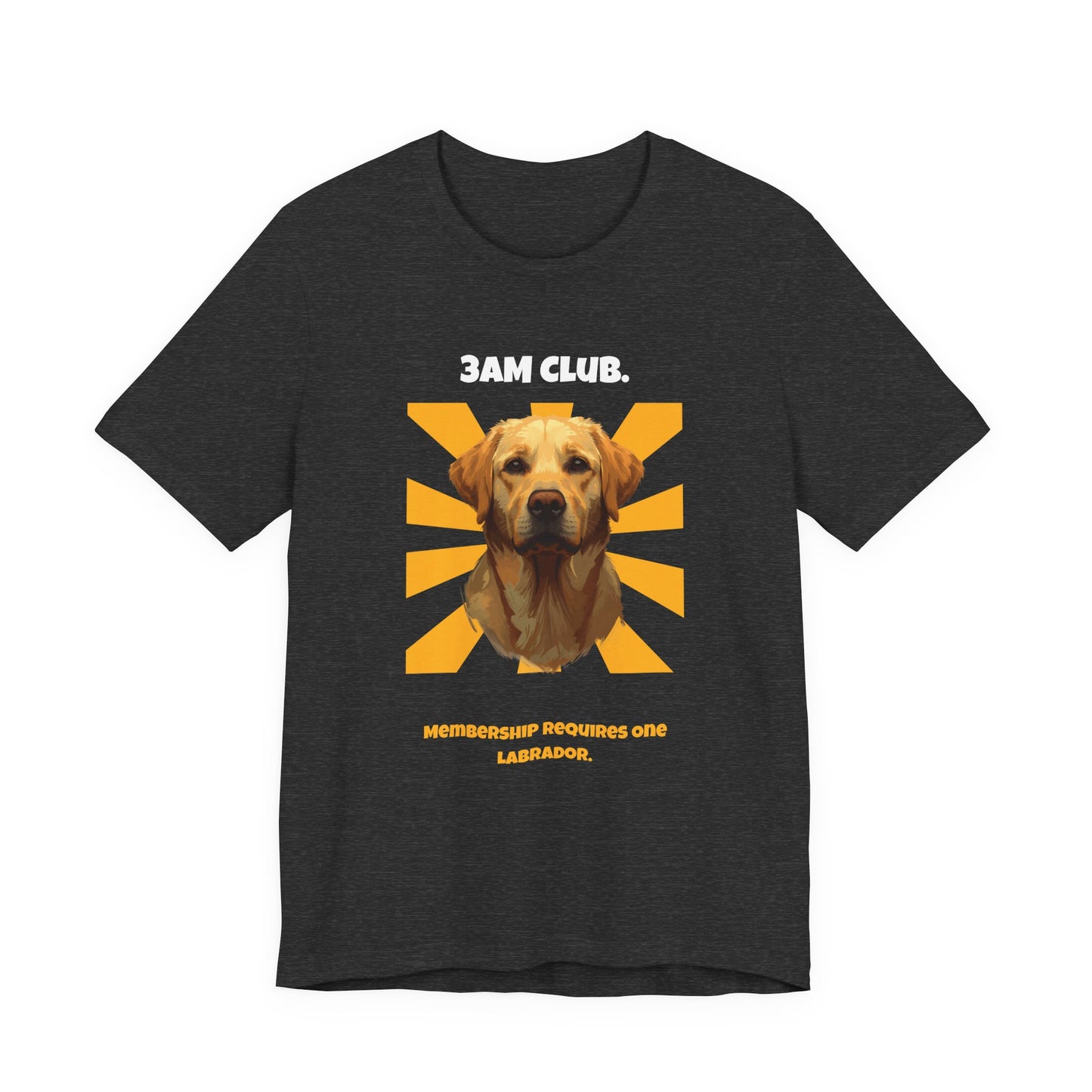 3AM Club Labrador T-Shirt — SniffWaggleNWalk detail 18