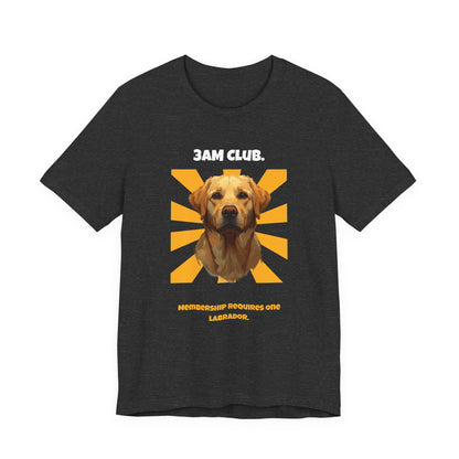 3AM Club Labrador T-Shirt — SniffWaggleNWalk detail 18