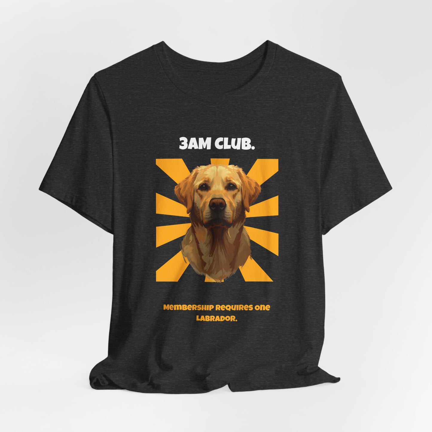 3AM Club Labrador T-Shirt — SniffWaggleNWalk detail 21