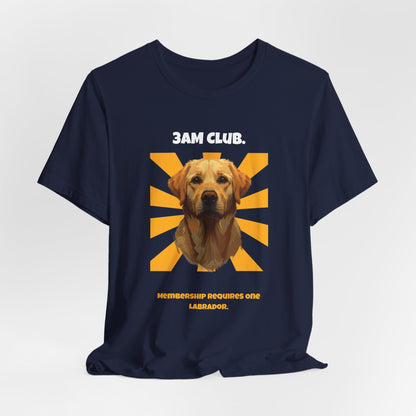 3AM Club Labrador T-Shirt — SniffWaggleNWalk detail 27