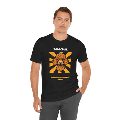 3AM Club Poodle T-Shirt — SniffWaggleNWalk detail 11