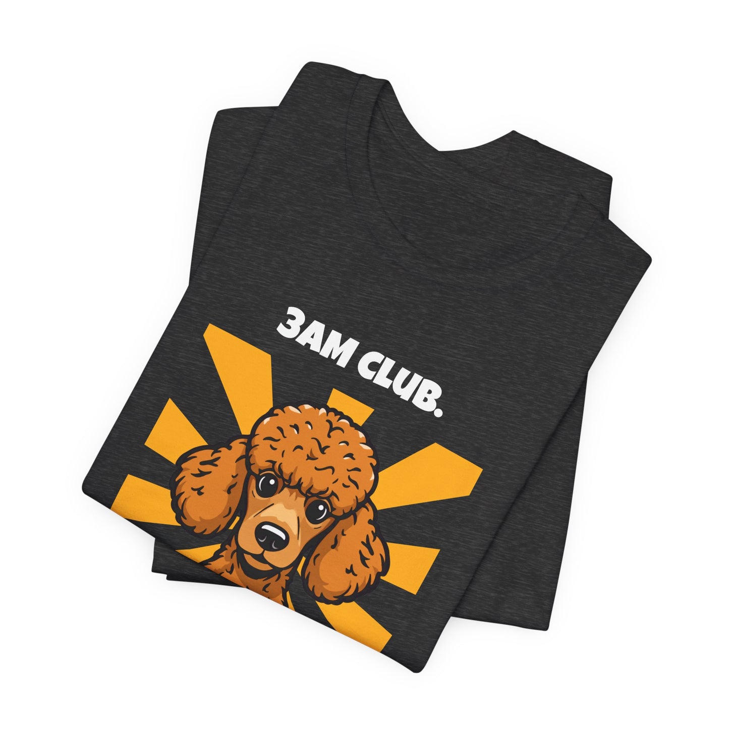 3AM Club Poodle T-Shirt — SniffWaggleNWalk detail 20