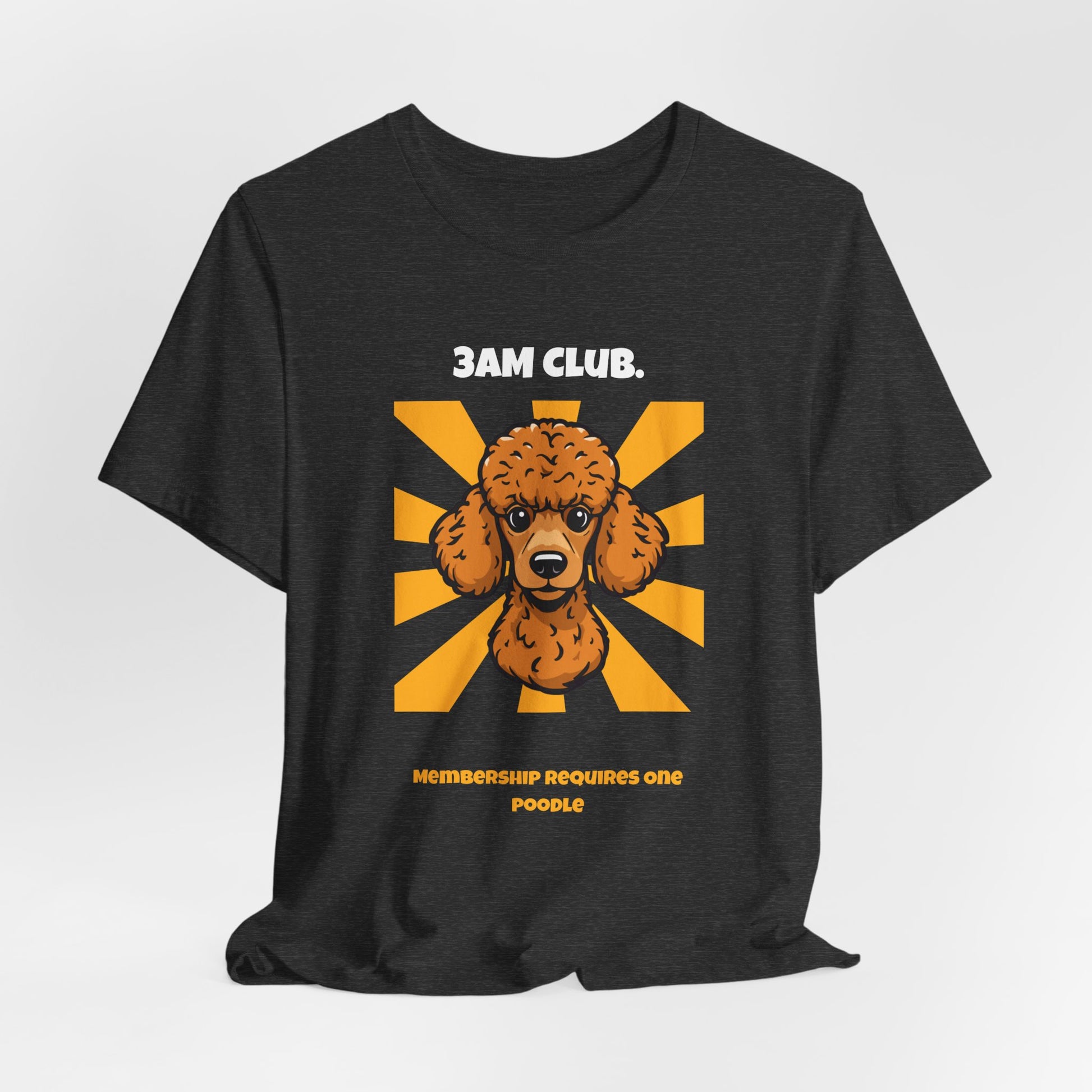 3AM Club Poodle T-Shirt — SniffWaggleNWalk detail 21