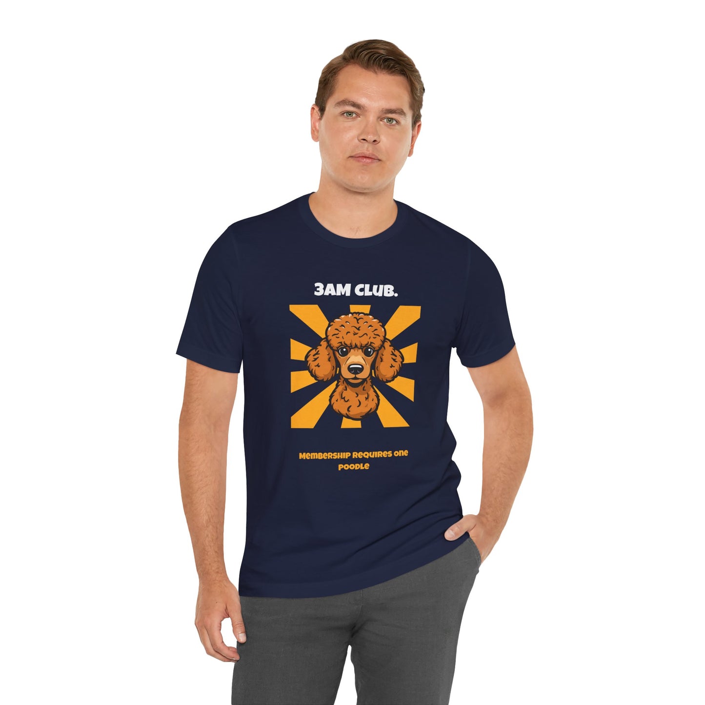 3AM Club Poodle T-Shirt — SniffWaggleNWalk detail 23