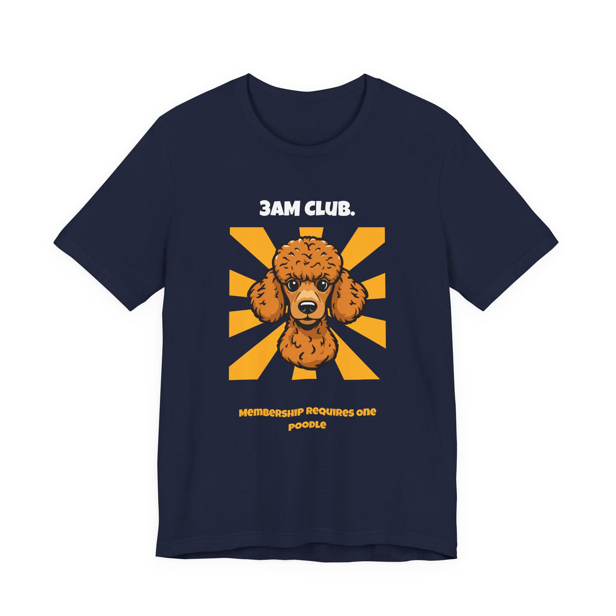 3AM Club Poodle T-Shirt — SniffWaggleNWalk detail 24
