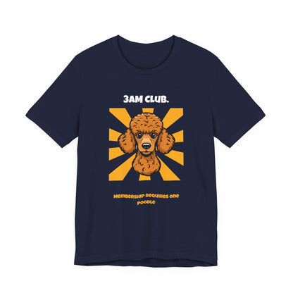 3AM Club Poodle T-Shirt — SniffWaggleNWalk detail 24