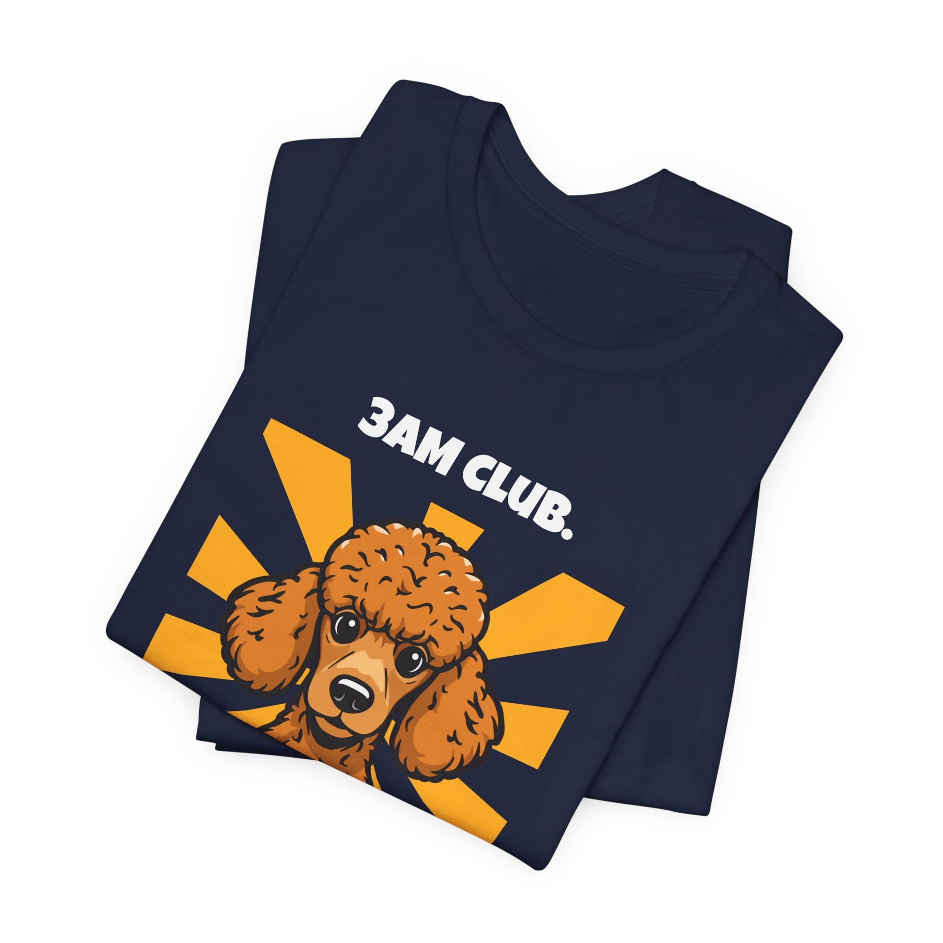 3AM Club Poodle T-Shirt — SniffWaggleNWalk detail 26