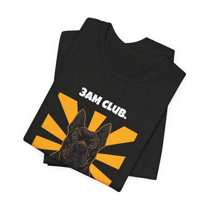 3AM Club Staffie T-Shirt — SniffWaggleNWalk detail 14