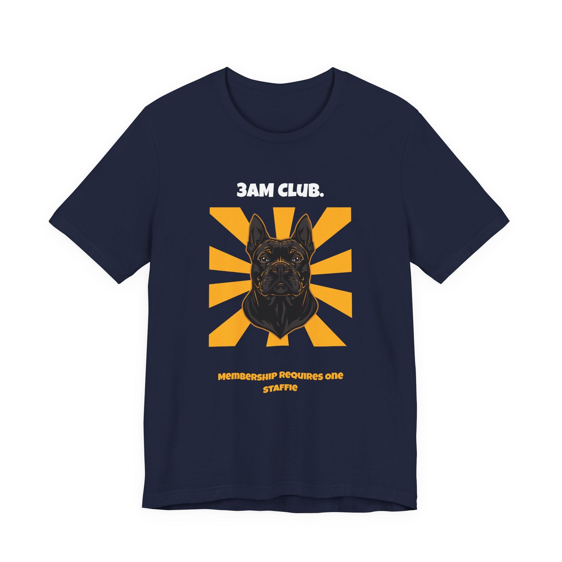 3AM Club Staffie T-Shirt — SniffWaggleNWalk detail 24