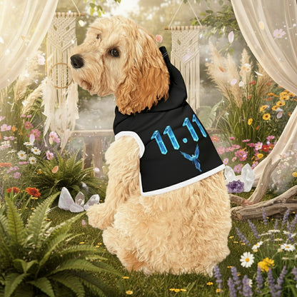 11:11 Angel Energy Dog Hoodie – Cozy Symbol of Love, Luck & Divine Protection 🐾