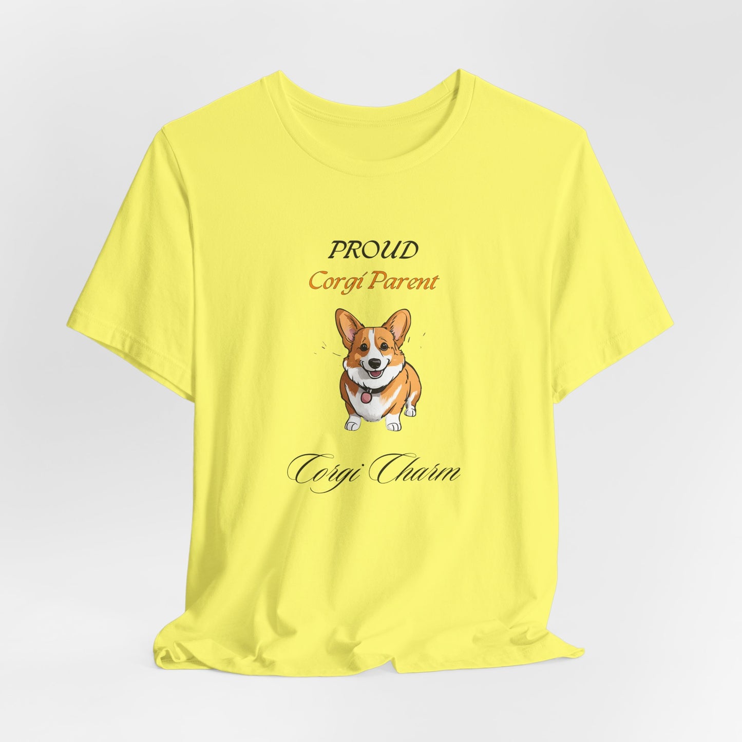 Proud Corgi Parent organic cotton t-shirt, eco-friendly Corgi gift