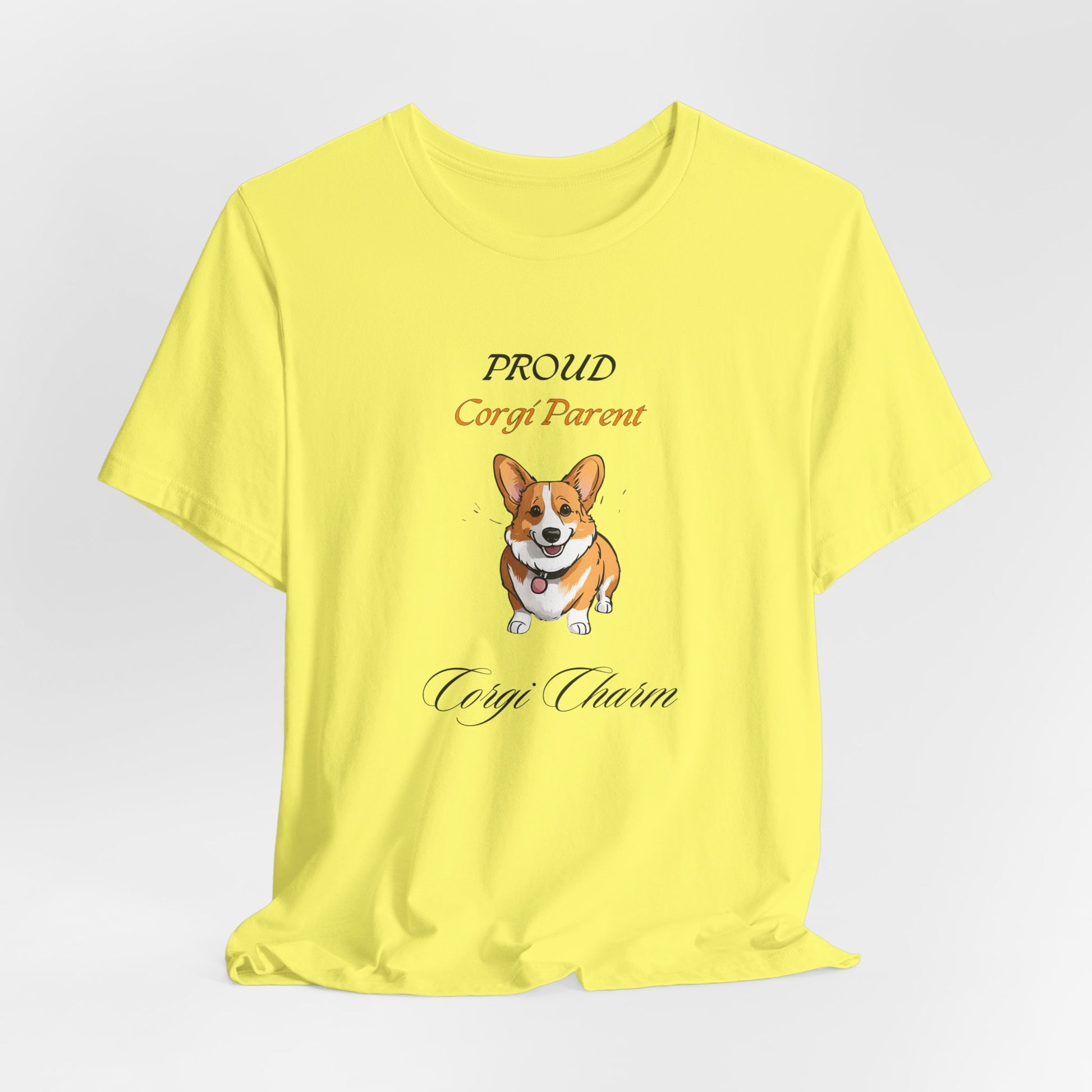 Proud Corgi Parent organic cotton t-shirt, eco-friendly Corgi gift