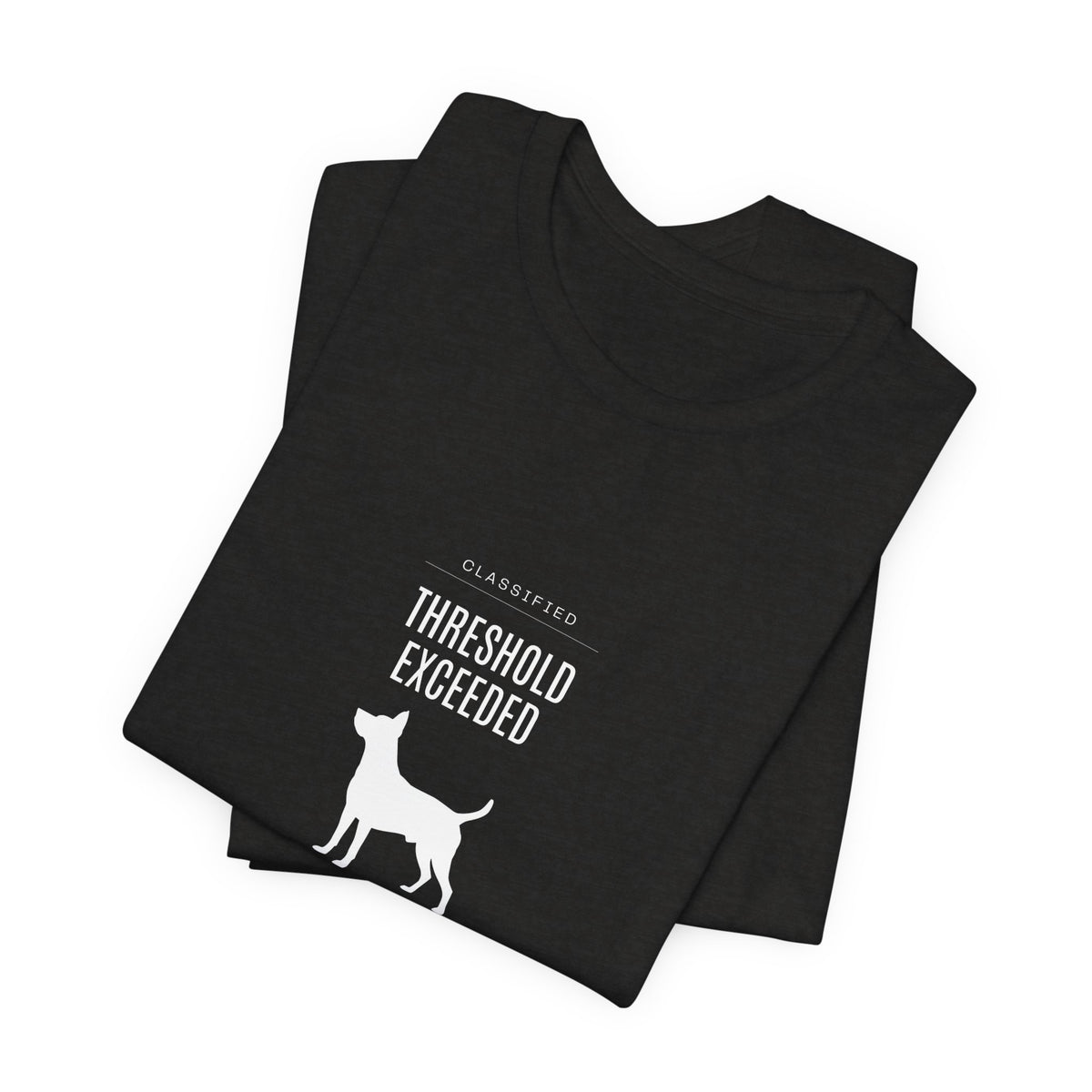 Threshold Exceeded Tee — Cybercore Graphic T‑Shirt — SniffWaggleNWalk™