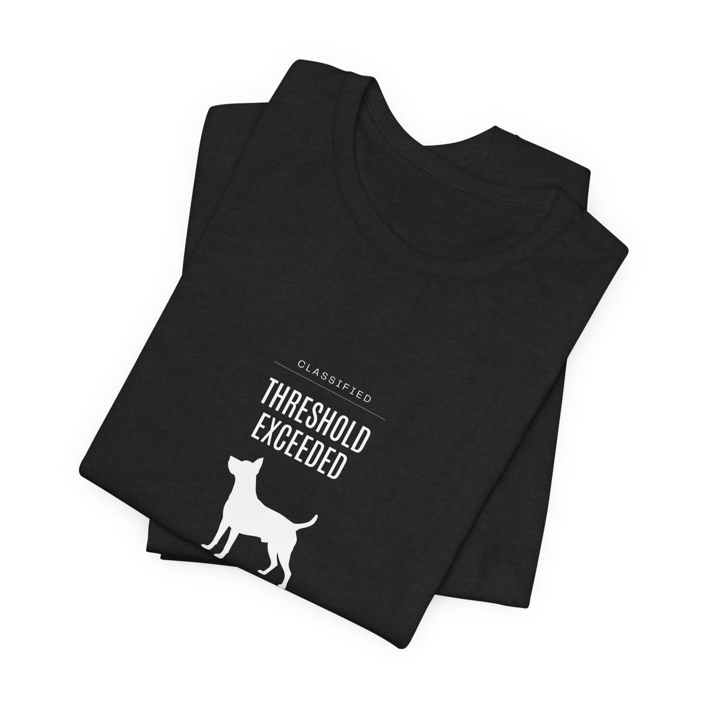 Threshold Exceeded Tee — Cybercore Graphic T‑Shirt