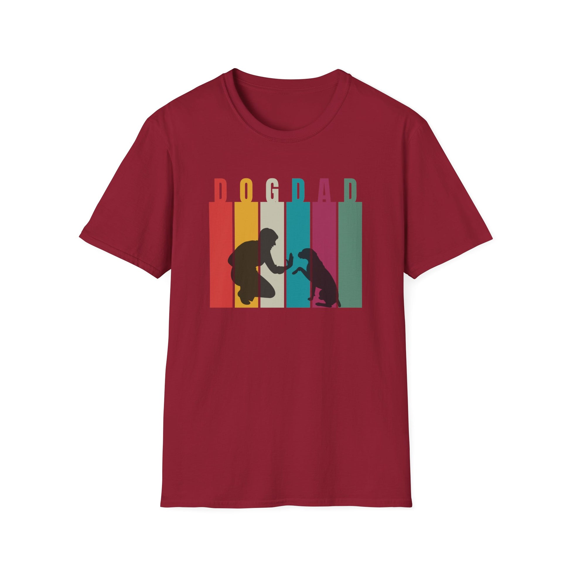 DOG DAD Unisex Softstyle T-Shirt - Sniff Waggle And Walk