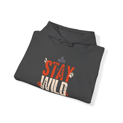 Unisex Heavy Blend™ Stay Wild Hooded Sweatshirt - Sniff Waggle And Walk