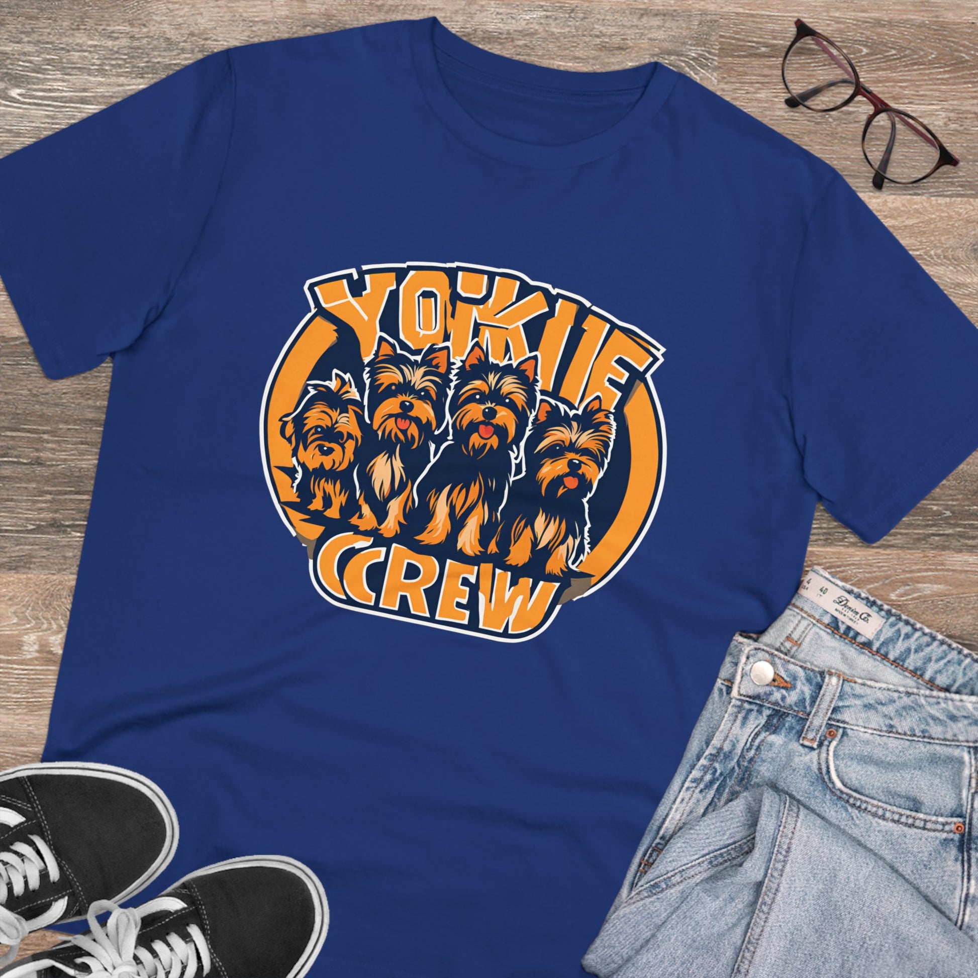 "YORKIE CREW" Organic Creator T-shirt - Unisex SniffWaggleandWalk™ - Sniff Waggle And Walk