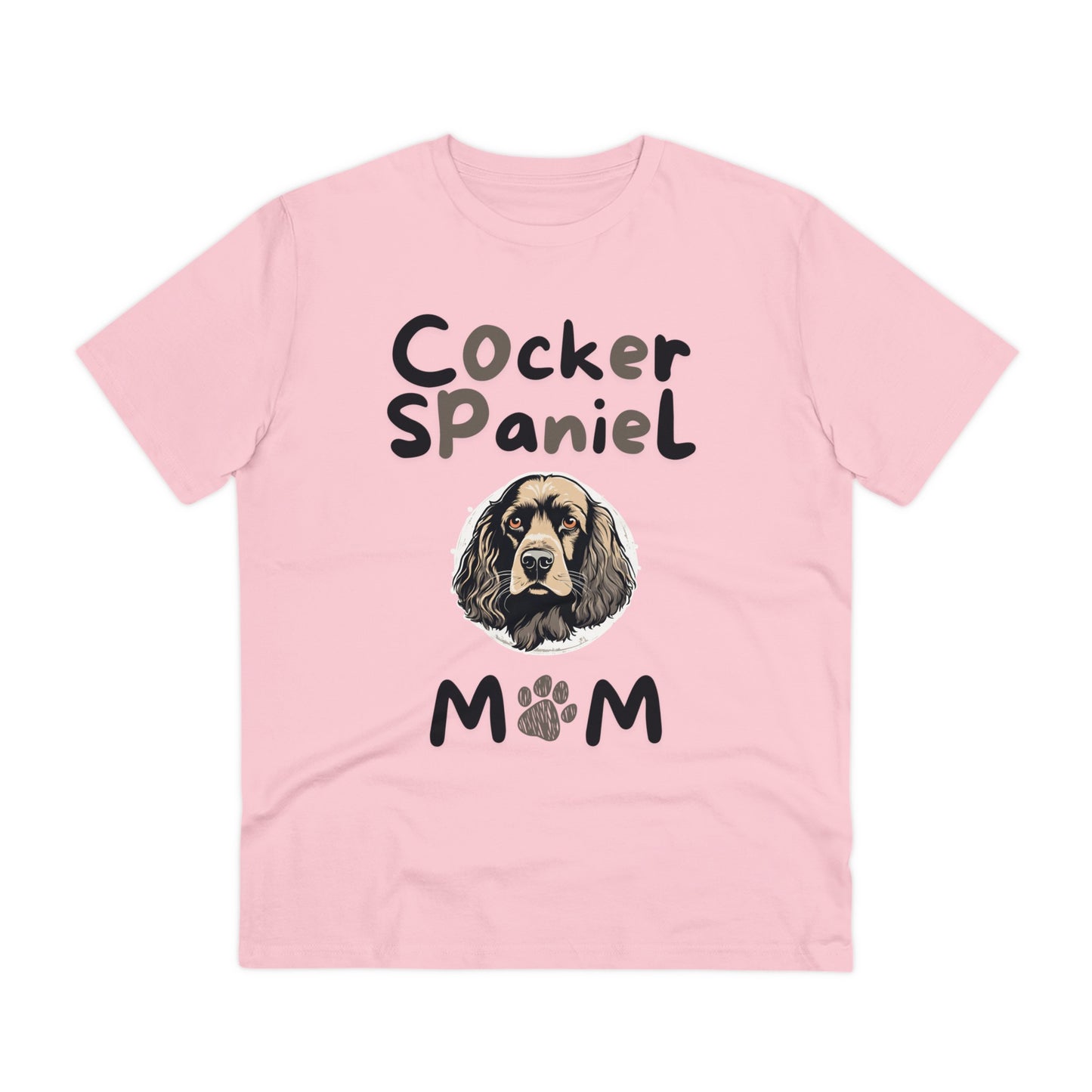 "COCKER SPANIEL MUM" Organic T-shirt - Unisex by SniffWaggle'n'Walk™ - Sniff Waggle And Walk