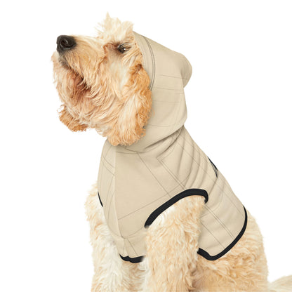 Lightweight dog hoodie featuring 444 protection symbolism