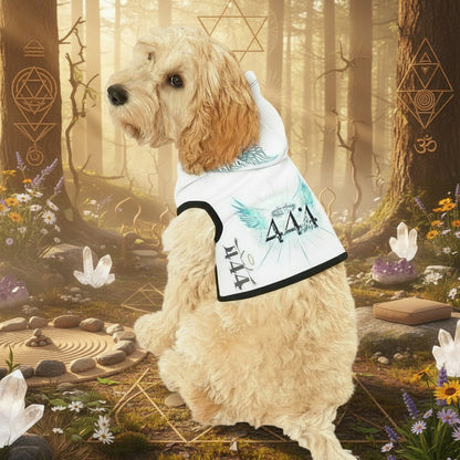 Pet Hoodie 444 Design with Wings Detail