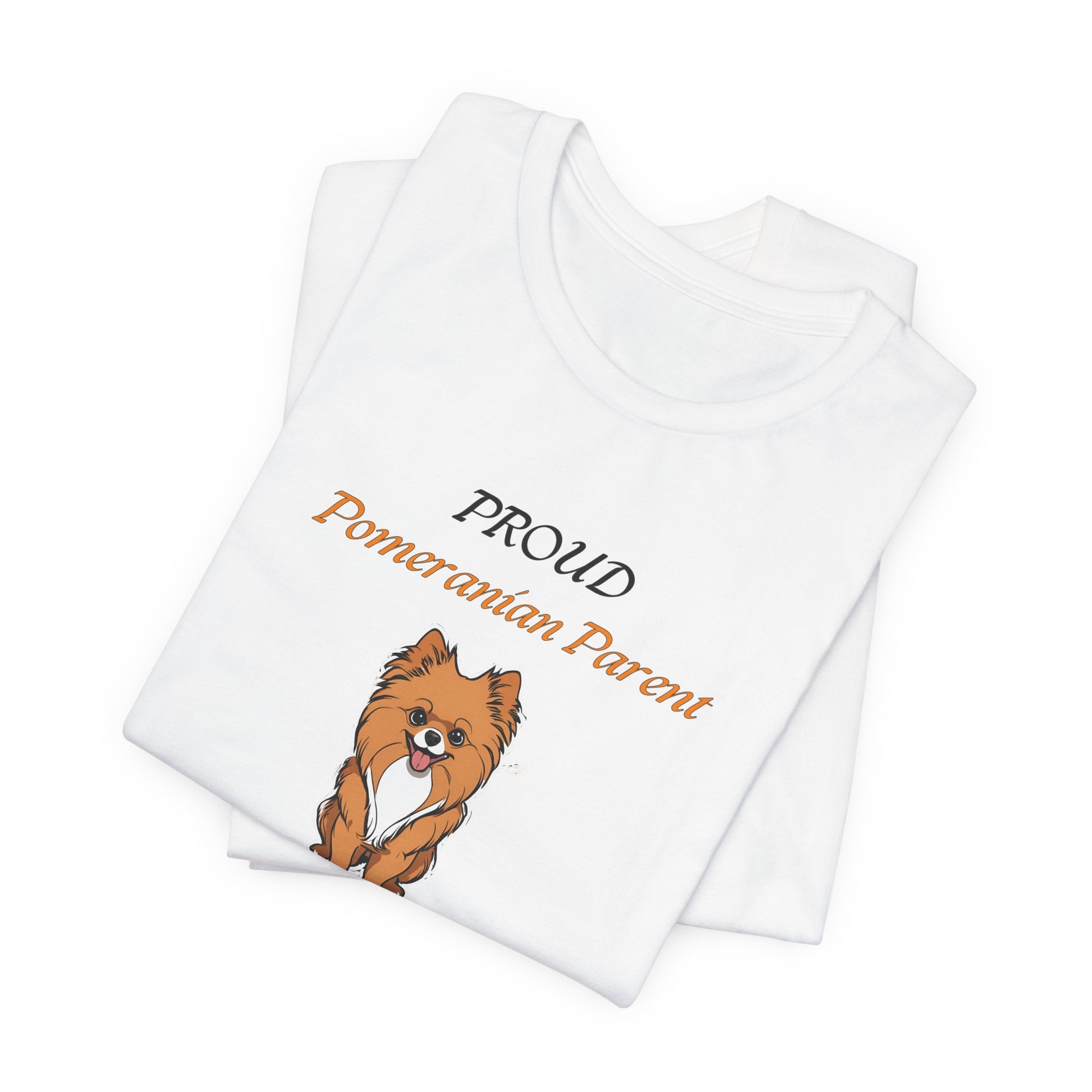 Proud Pomeranian Parent design close-up of the PomPom Love artwork