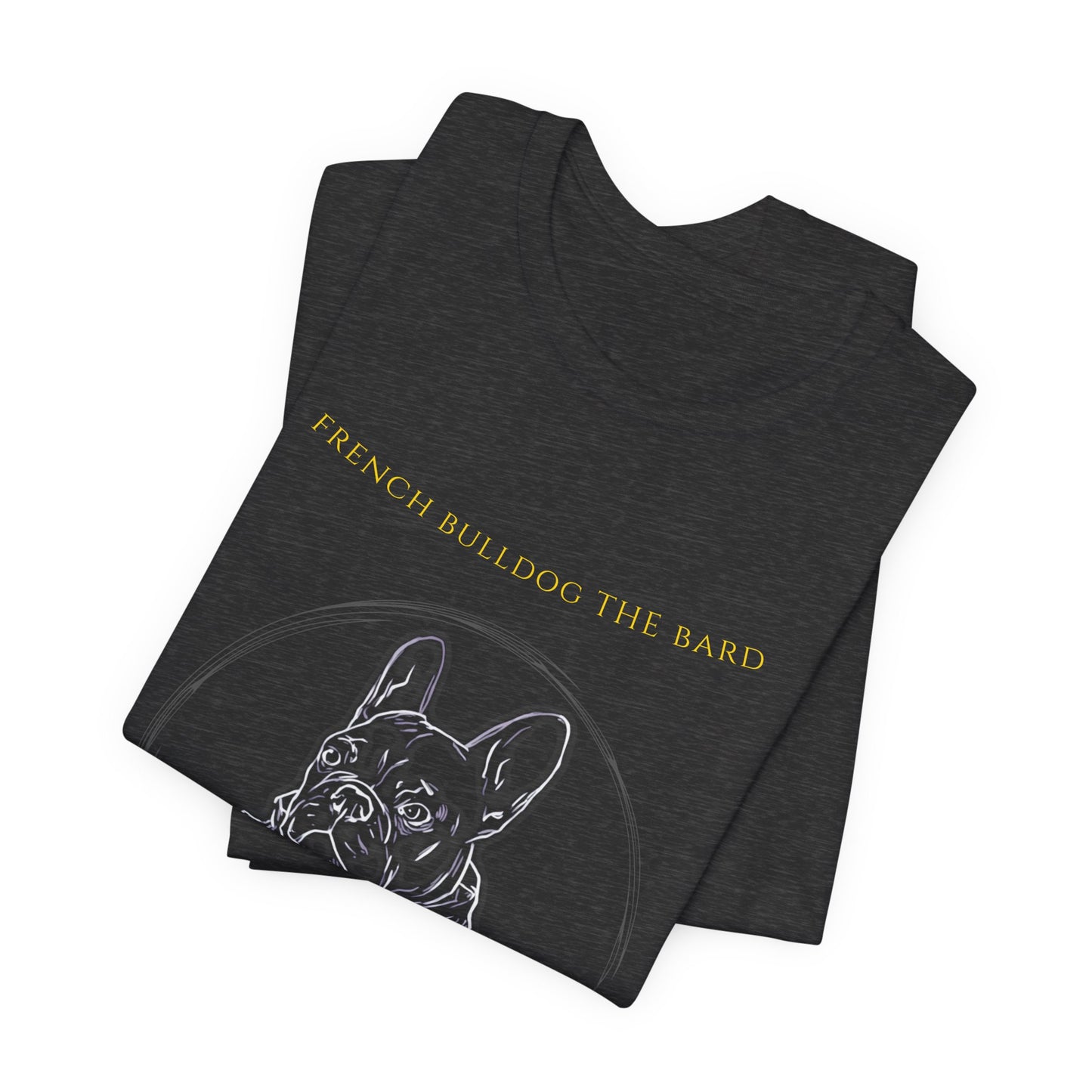French Bulldog the bard Adventure T-Shirt — "Adventure Awaits" Graphic Tee