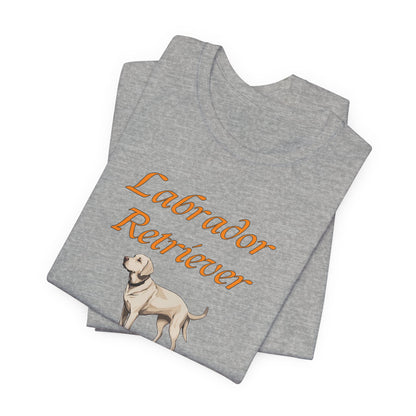 Proud Labrador Parent t-shirt size and fit reference image