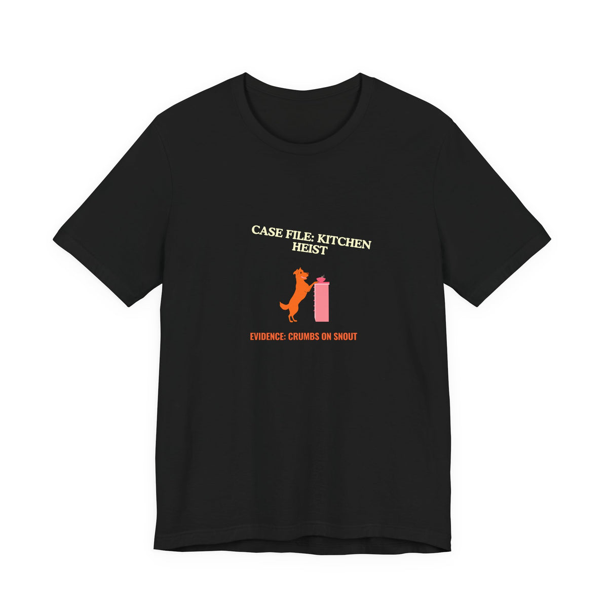 Kitchen Heist T-Shirt — "Case File: Kitchen Heist" Funny Baking Crime Tee — SniffWaggleNWalk™