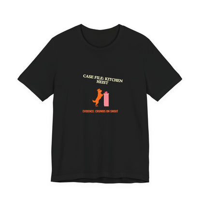 Kitchen Heist T-Shirt – “Case File: Kitchen Heist” Funny Baking Crime Tee