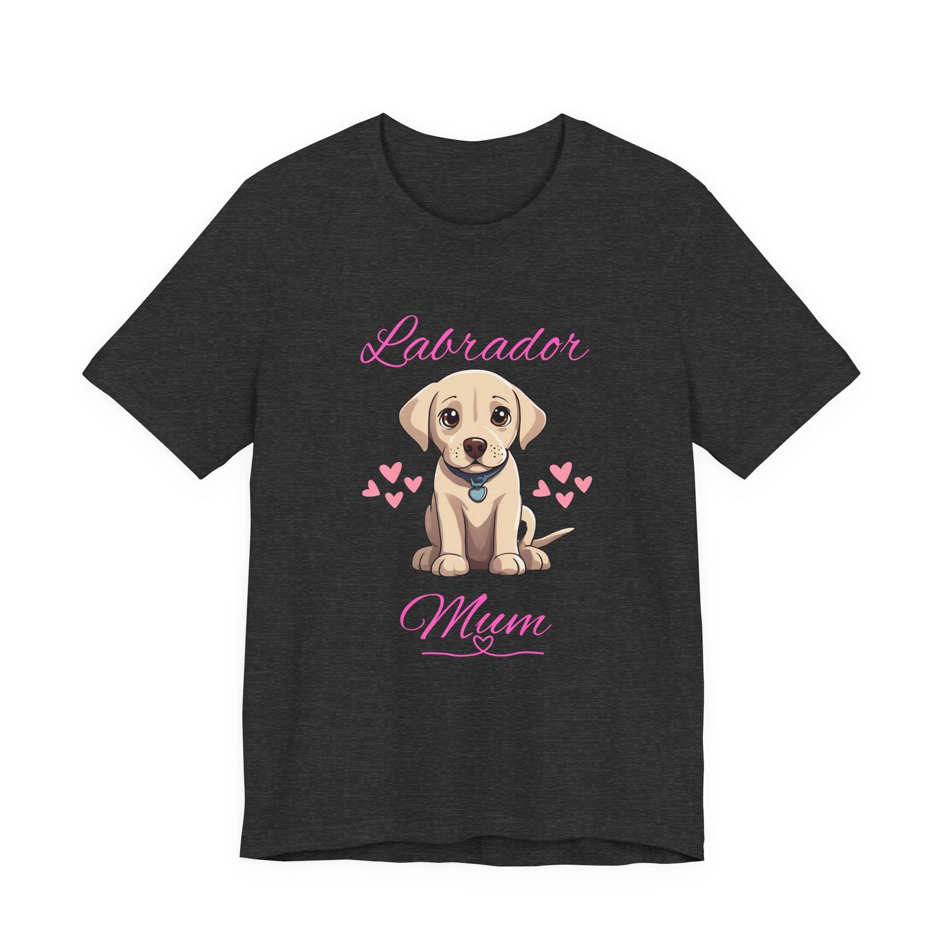Labrador Mum T-Shirt — Natural — organic cotton — SniffWaggleNWalk™