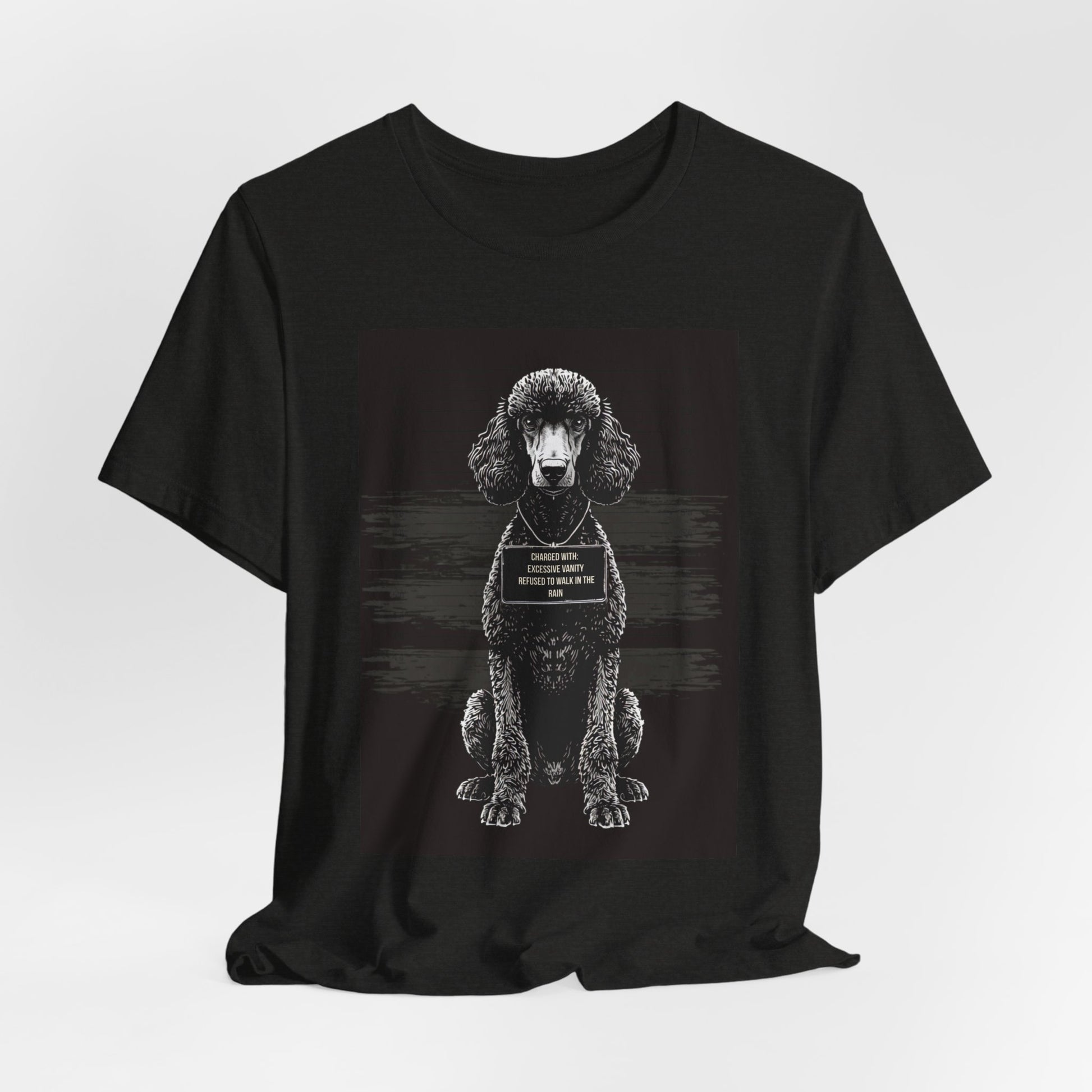 Lifestyle photo of the Poodle True Crime Night Shift tee