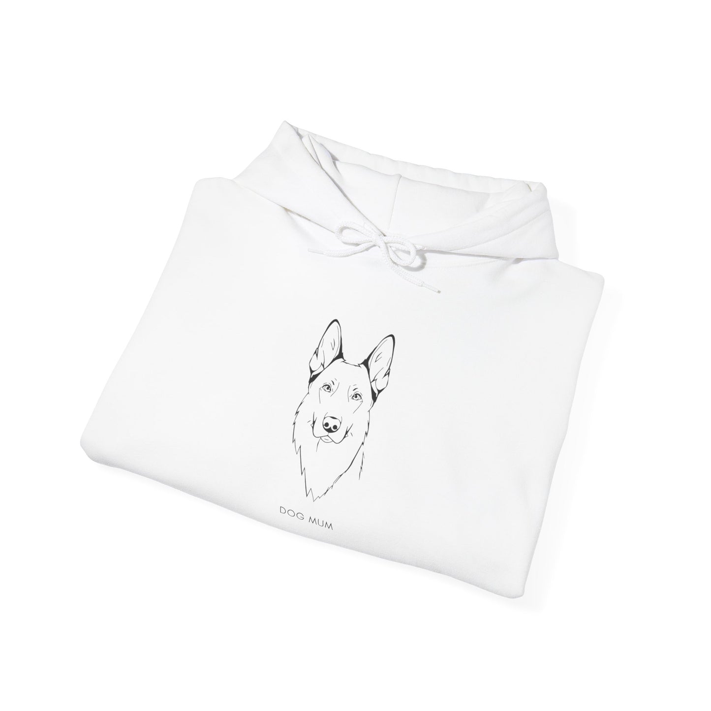 German Shepherd Dog Mum hoodie sleeve and fit detail