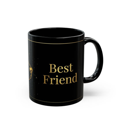 Labrador Best Friend mug lifestyle photo with tea