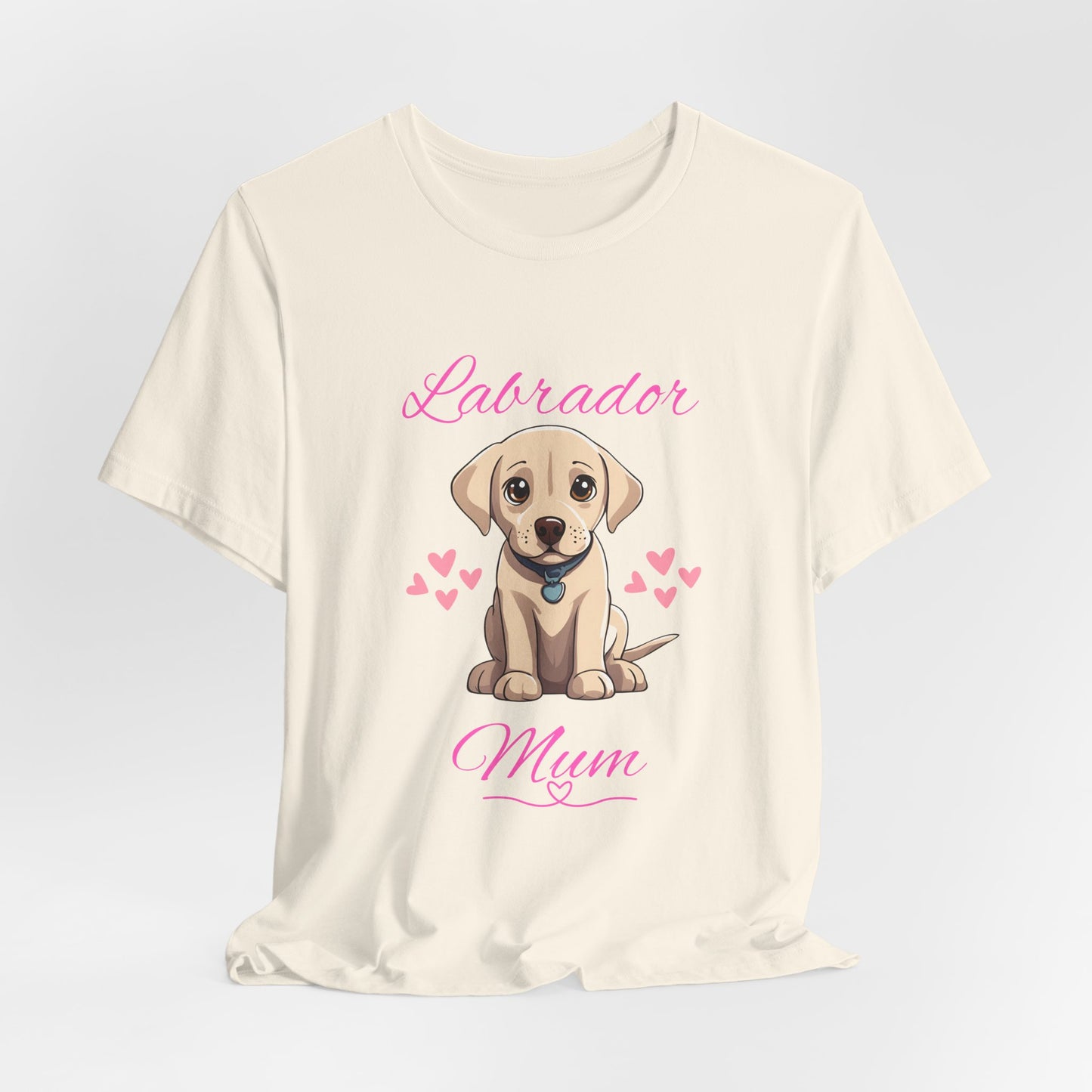 Labrador Mum T-Shirt — Navy — DTG printed tee — SniffWaggleNWalk™