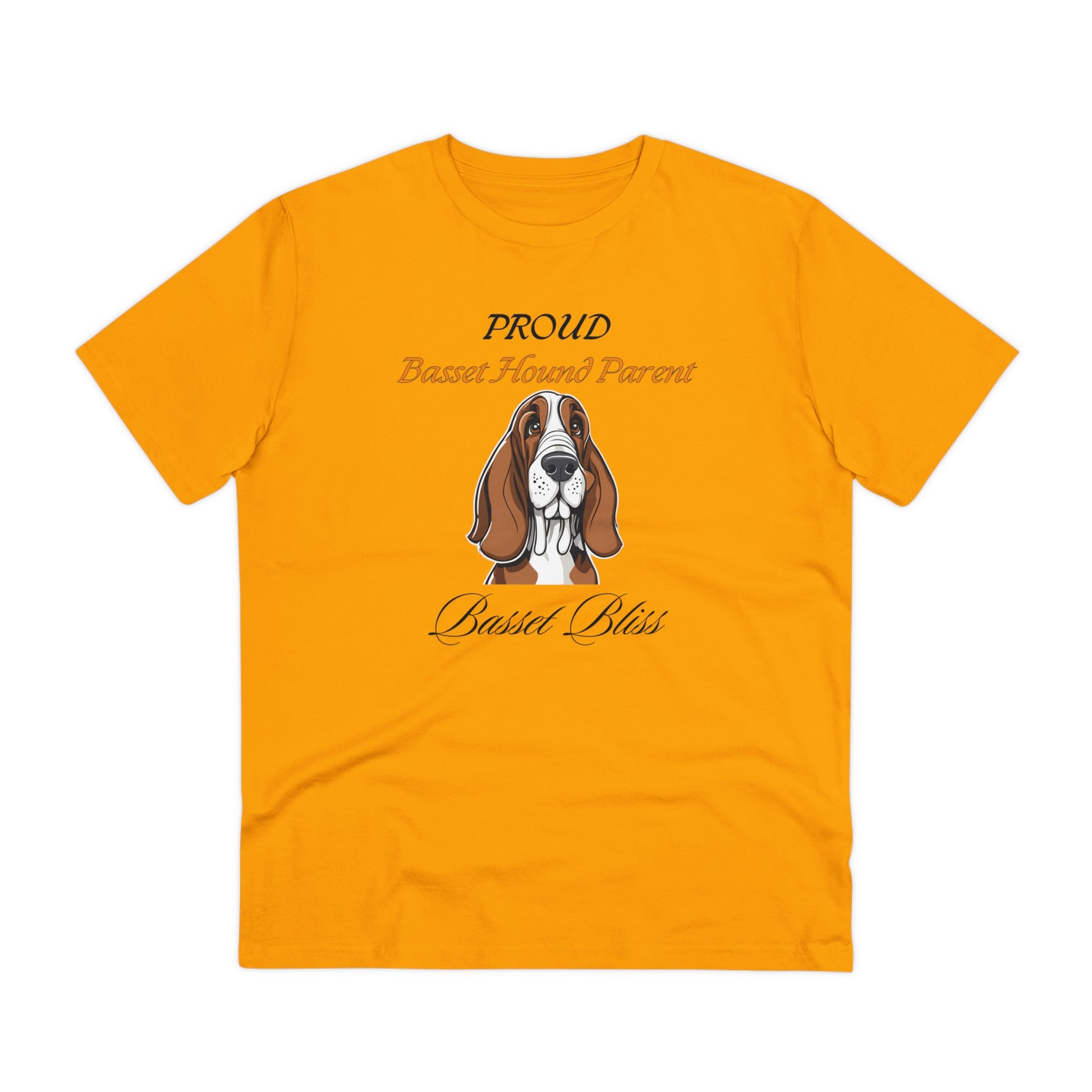 PROUD BASSET HOUND PARENT "Basset Bliss" Organic T-shirt - Unisex - Sniff Waggle And Walk