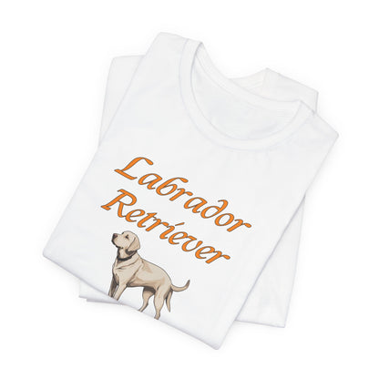 Proud Labrador Parent t-shirt design close-up