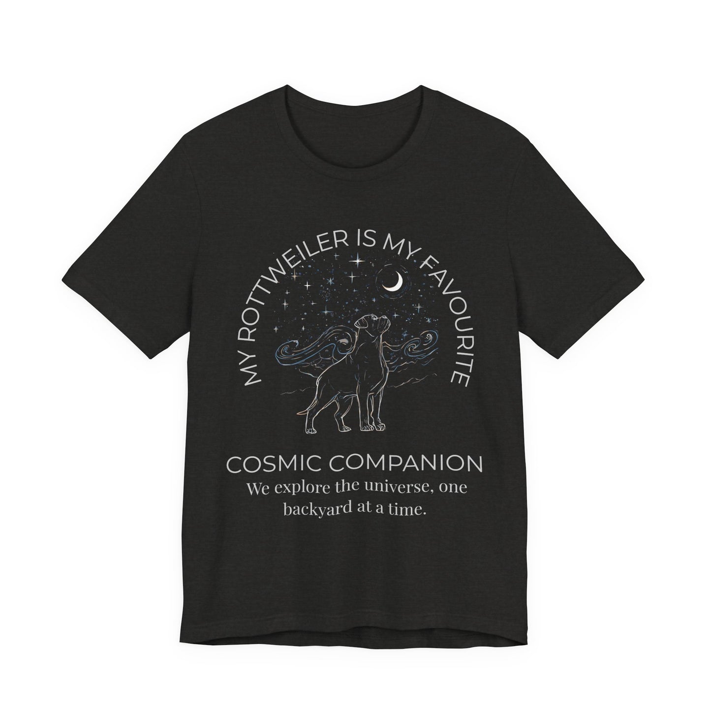 My Rottweiler Is My Favourite Cosmic Companion T-Shirt