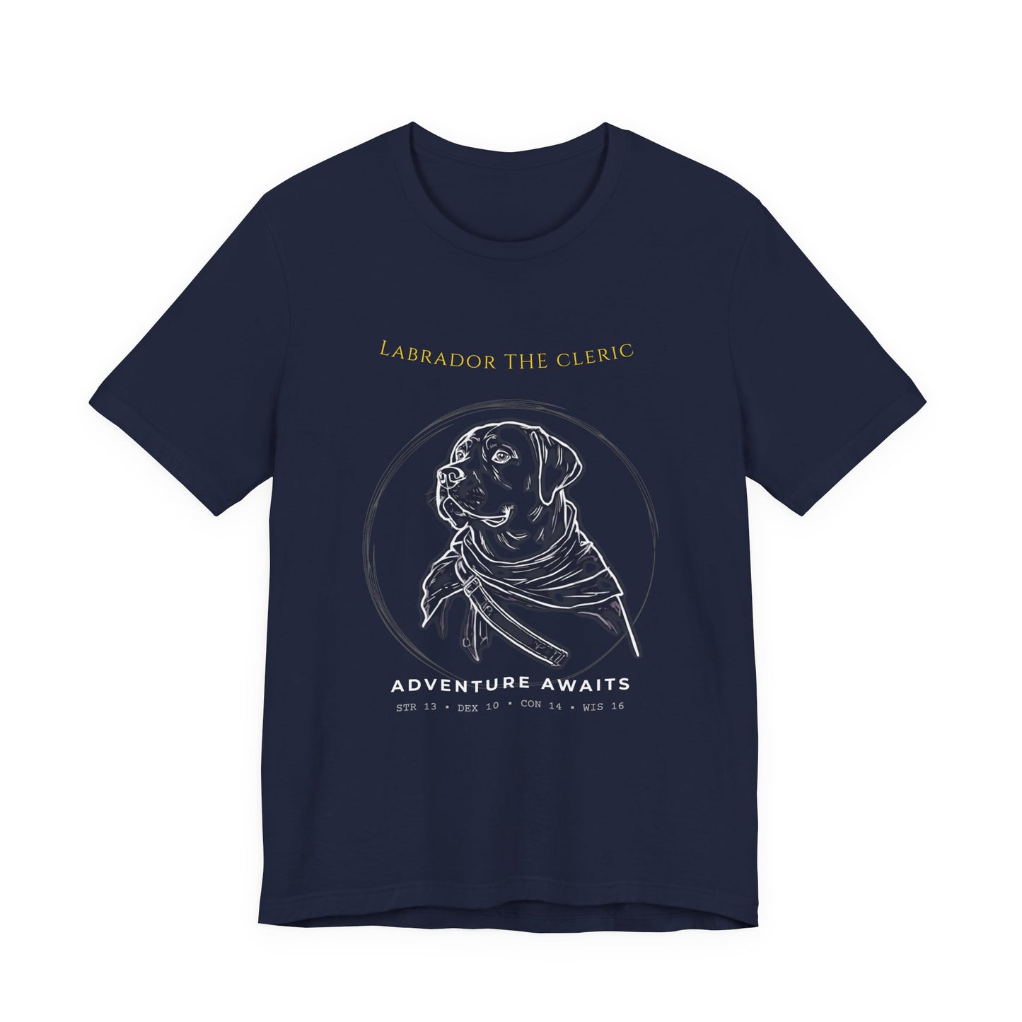 Labrador the Cleric Tee — Adventure Awaits Graphic T-Shirt