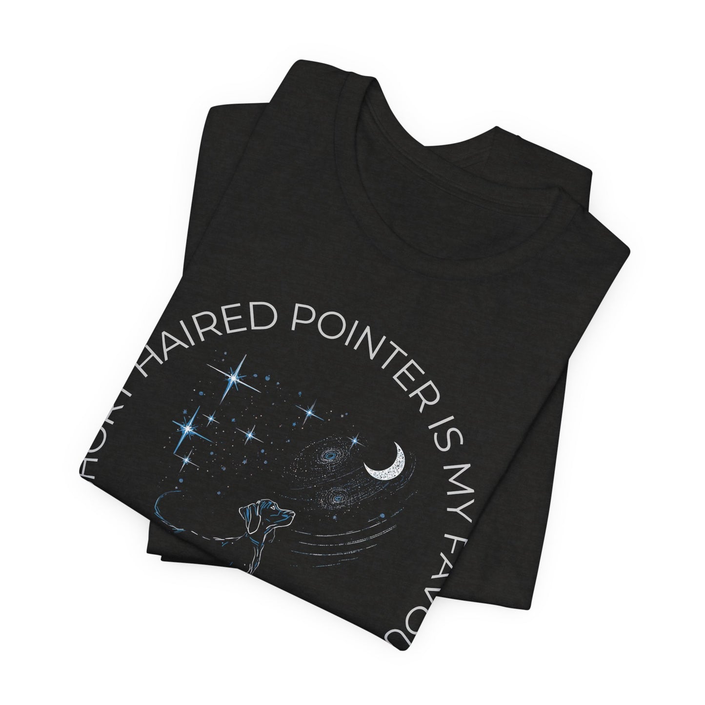 Short Haired Pointer Cosmic Companion Tee — "My Short Haired Pointer Is My Favourite Cosmic Companion"