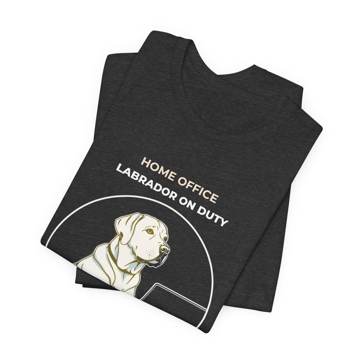 Labrador 'Home Office Labrador On Duty' T‑Shirt