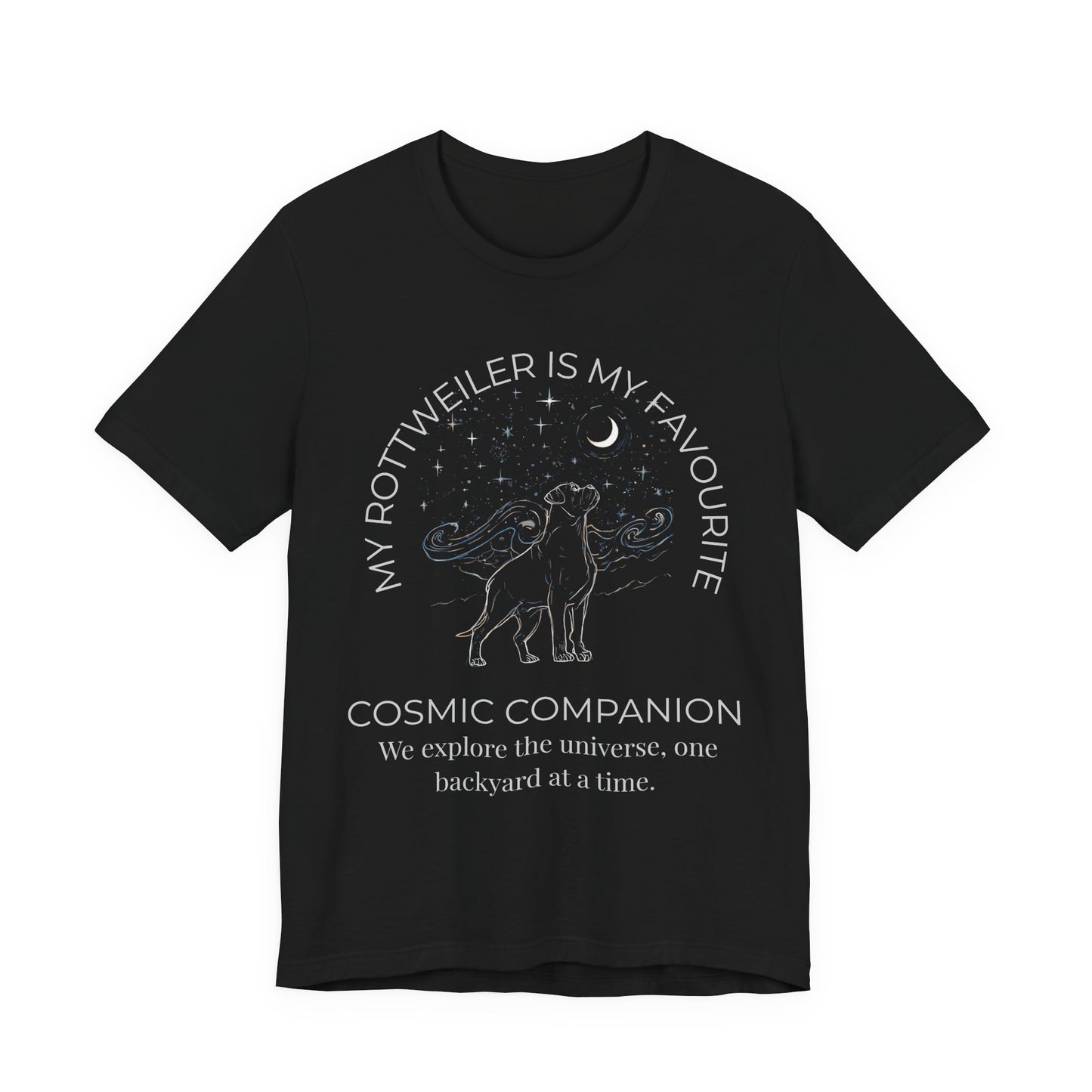 My Rottweiler Is My Favourite Cosmic Companion T-Shirt