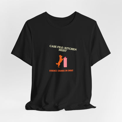 Kitchen Heist T-Shirt – “Case File: Kitchen Heist” Funny Baking Crime Tee