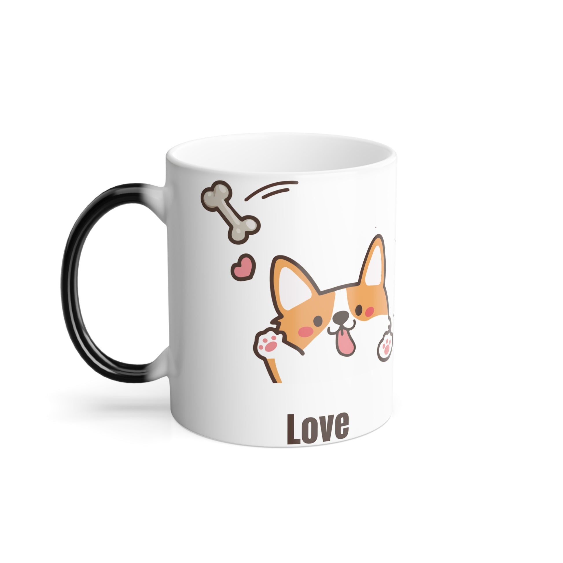 Love, Color Morphing Mug, 11oz - Sniff Waggle And Walk