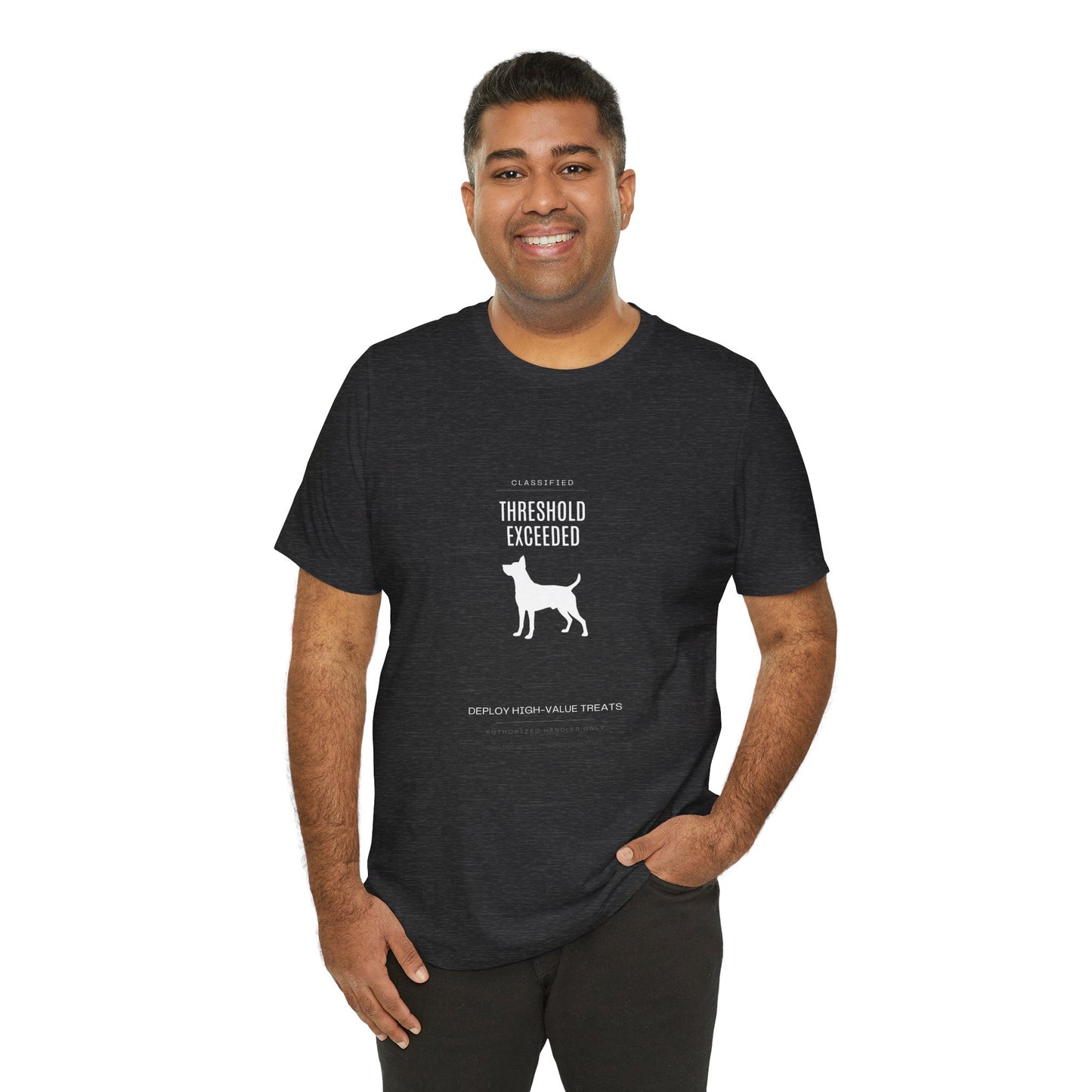 Threshold Exceeded Tee — Cybercore Graphic T‑Shirt