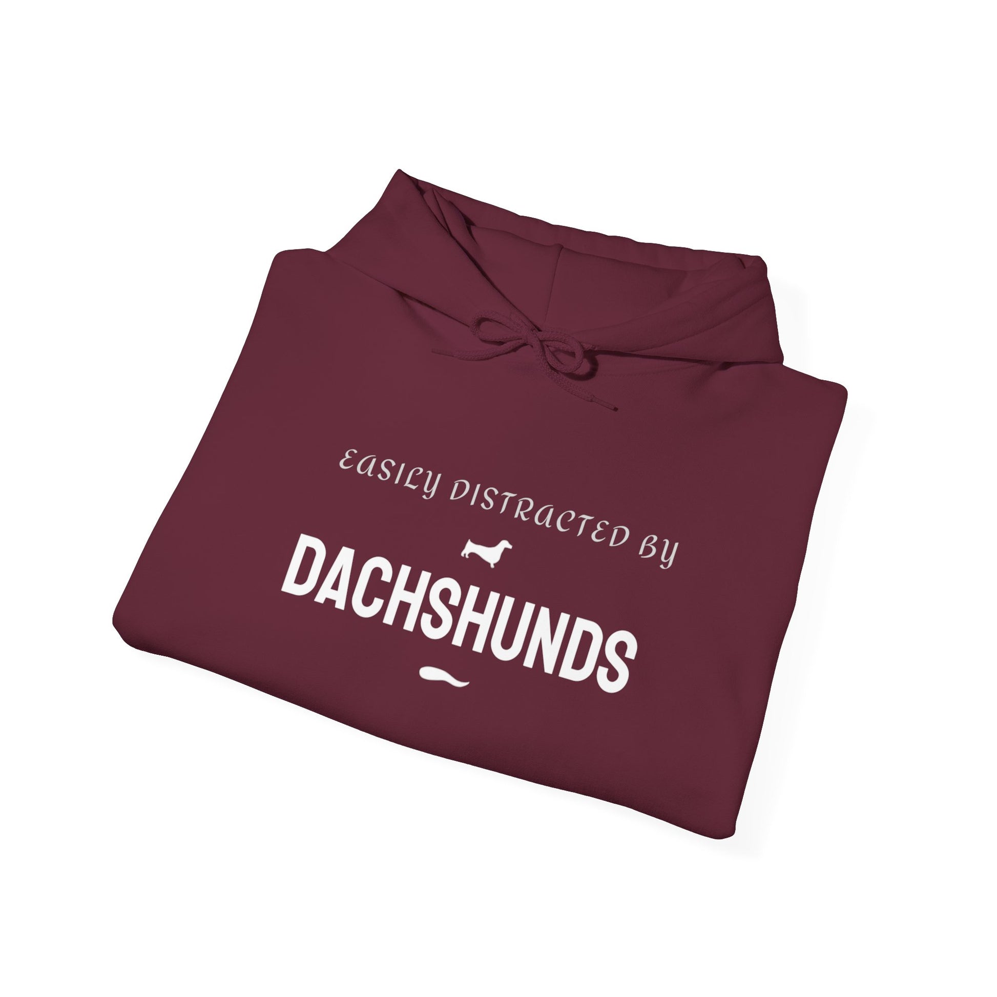 Dachshund hoodie sleeve and cuff detail, dog lover pullover