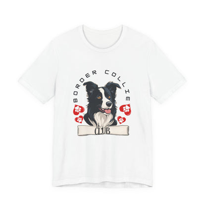 Border Collie Club T-Shirt in Natural — SniffWaggleNWalk™