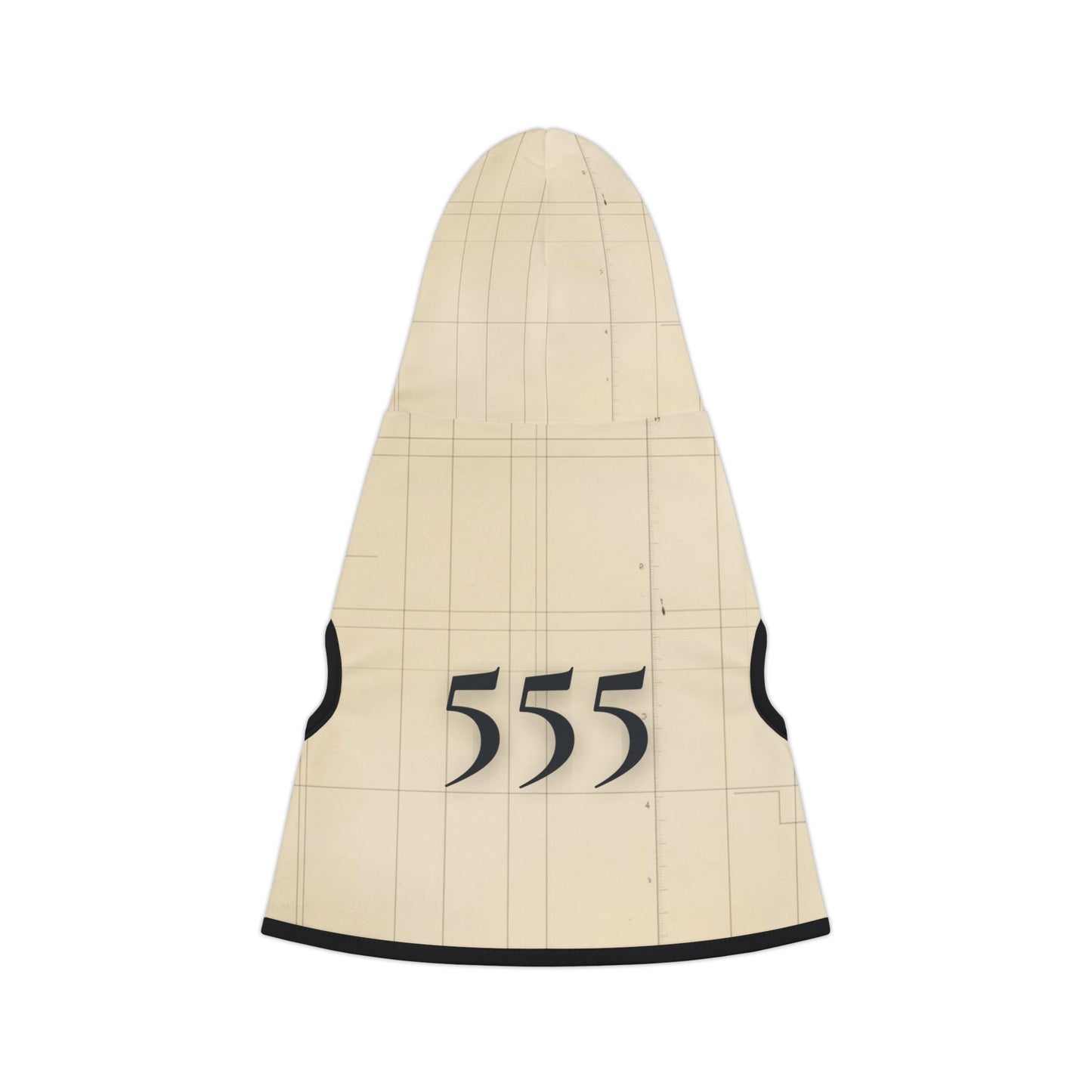 555 Transformation Dog Hoodie – Modern Minimal Pet Fashion