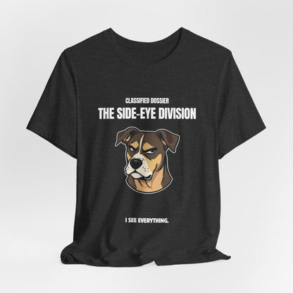 Grumpy Boxer Dog T‑Shirt — Cute Cartoon Pet Portrait Tee