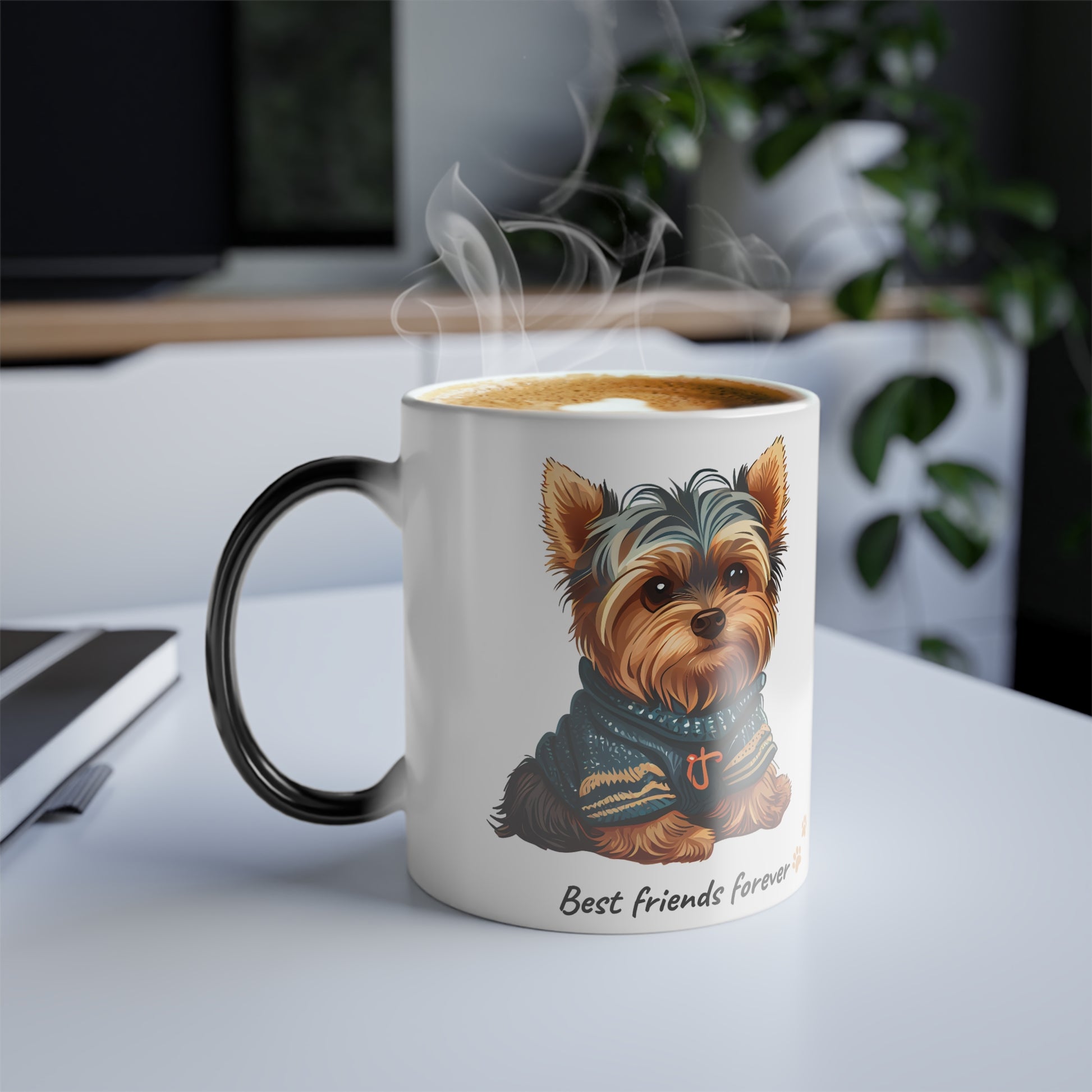 Best Friends Color Morphing Mug, 11oz - Sniff Waggle And Walk