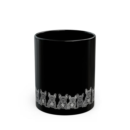 French Bulldog mug shown in hand